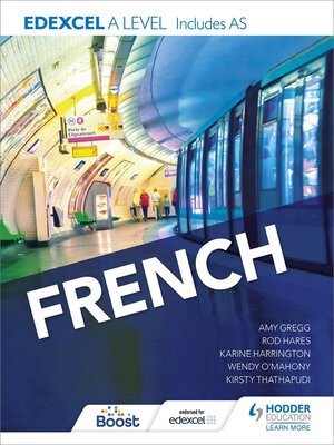 cover image of Edexcel a level French (includes AS)